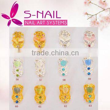 Nail art hollow design nail jewelry, alloy nail art decoration, metal nail art