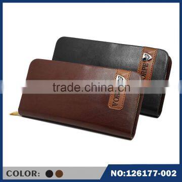 Customise Classic split joint Men Purse Genuine Leather Men's Wallet