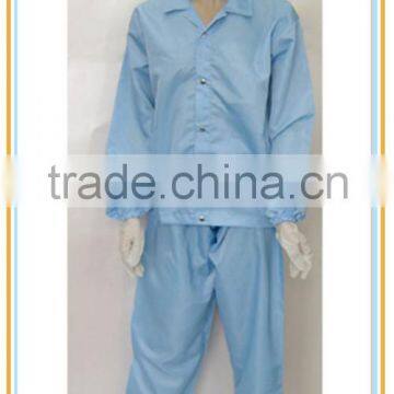 Cleanroom Dustproof Blue Anti Static Clothes