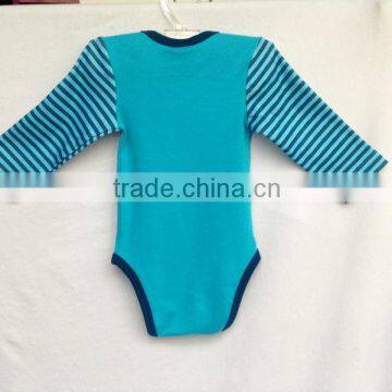 2016 hot sale organic cotton import baby clothes china baby romper/baby toddler clothing.low pir moq huoyuan