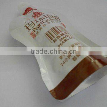 50ML irregular milk tea food bag stand up spout pouch