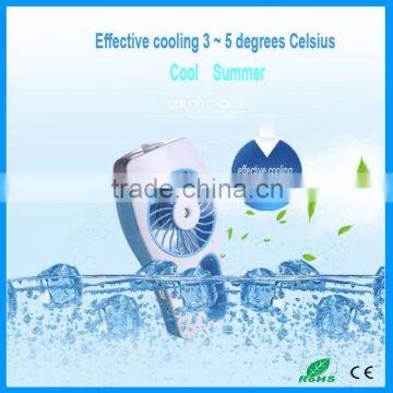 Office Mini USB Rechargeable Water Mist Humidity Fan photo-2