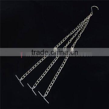Silver Hanging Basket Chain Decorative Hanging Chain With S Hook photo-2