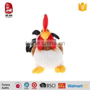 Yangzhou manufacture plush chicken with music