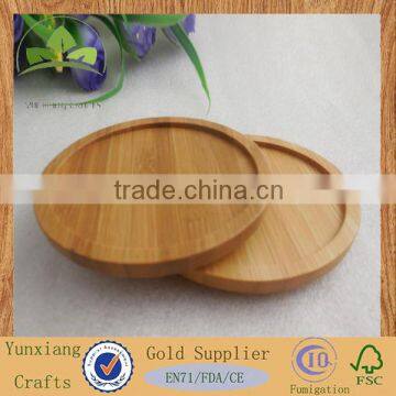 Round bamboo coasters Bamboo mats High-quality bamboo pads