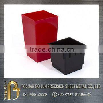 China wholesaler customized powder coated flowderpot, metal planter fabrication