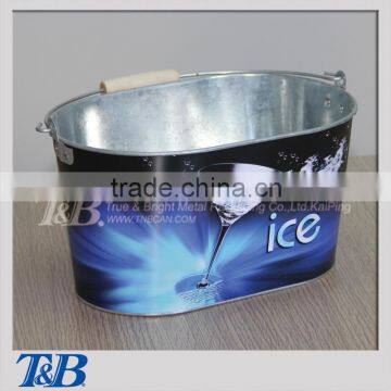 Wooden handle 10QT Ice Bucket