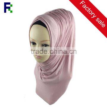 Wholesale top pleated fashion jersey hijab for dubai muslim women