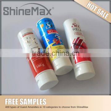 Scented silky repaired shampoo empty plastic bottles