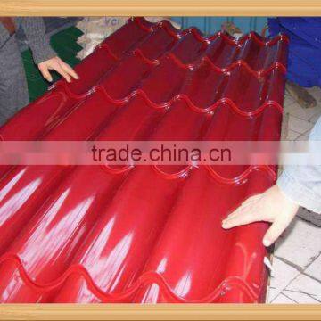 Glazed tile/color coated roofing sheet