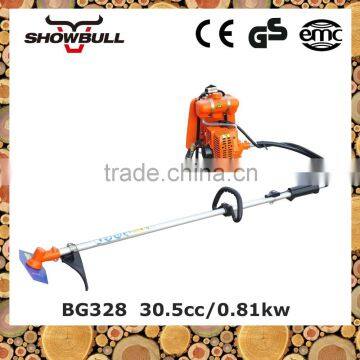 328 brush cutter petrol grass trimmer with metal balde