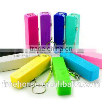 portable phone battery bank keychain perfume phone battery charger phone battery back up 2600mah power bank