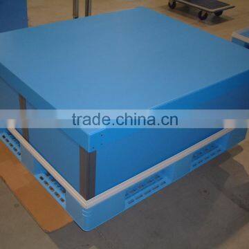 Durable and Customizable reassemble container box pe pp foam sheet board for logistic packaging OEM available