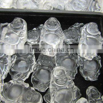 Natural clear crystal buddha statue for sale