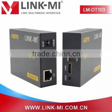 LINK-MI LM-DT103 Transmits HDMI extender video and audio signals up to 120m over a single CAT5e/6 cable