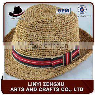 Adult Unisex Colorful Glitter Sequins Straw Fedora Hat