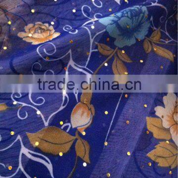 gold stamping poly fabrics and nylon fabrics as you require for jackets and dress