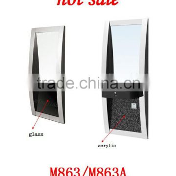 fashion saloon stainless steel frame mirrors station M863