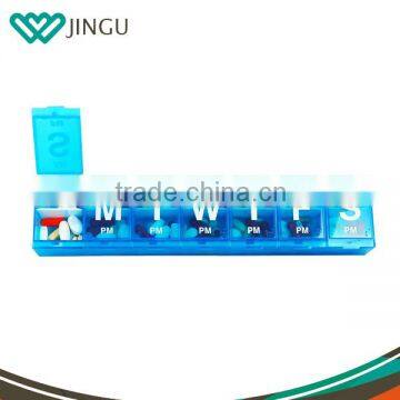 Plastic pill box price cheap,wholesale 7 days pill box