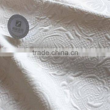 Beautiful flower design and perfect model cotton jacquard fabric for women'd dress or suit fabric