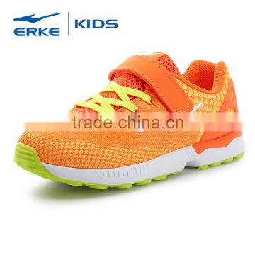 ERKE wholesale hot style lace up mesh falt sole unisex boys running sports sneaker (big kid)