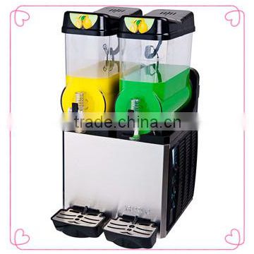 Stainless steel, double bowls slush machine