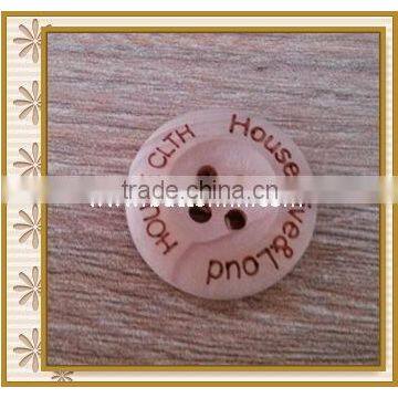 factory wholesale custom laser engraved wooden buttons