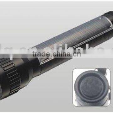 7 Leds aluminum solar led torch