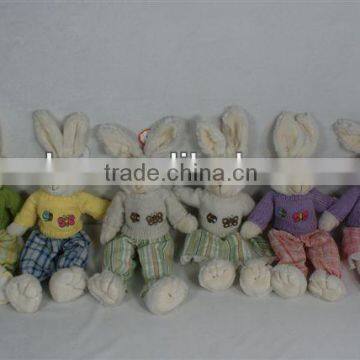 Cute plush animal easter rabbit