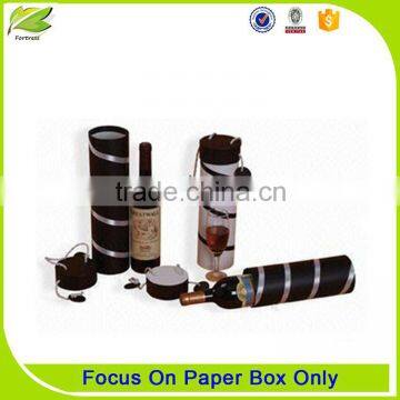 Factory Directly Recycled Kraft Wine Packaging Box photo-4