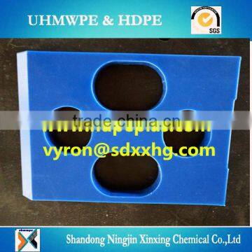 Machining CNC hole UHMWPE for abrasion resistant machinery parts