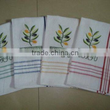 Yarn Dye Waffle Tea Towel 40*60cm 60ge /pc photo-2