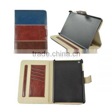 Mix color Leather Stand Case for ipad mini