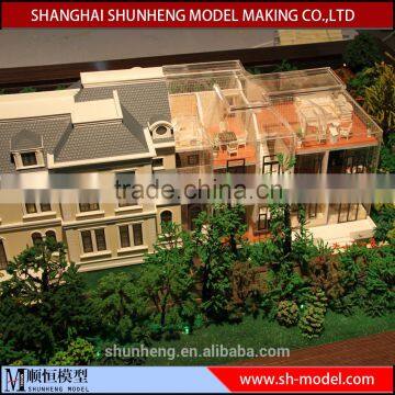 maquette house scale model making for real estate exhibition,miniature architectural model maker