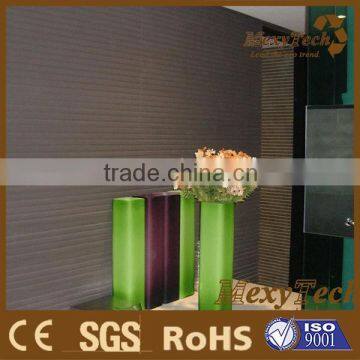 Environmental Friendly acoustic Indoor Wood Plastic Composite WPC Roof Ceiling Panel Wall Panel