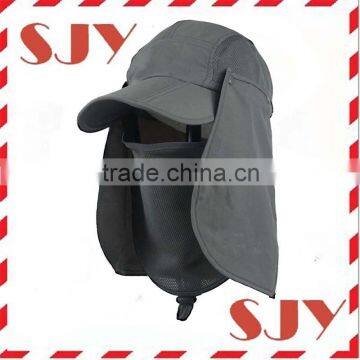 UPF50+Neck Protection Flap Cap Dry Fit Running Hats