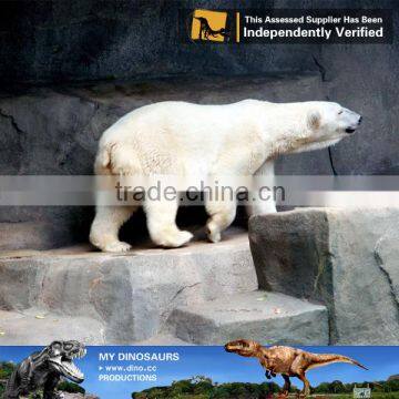 My Dino-C024 Theme Park High Quality Life Size Polar Bear Statues photo-5