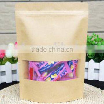 Food Packing Kraft Paper Bag With Window