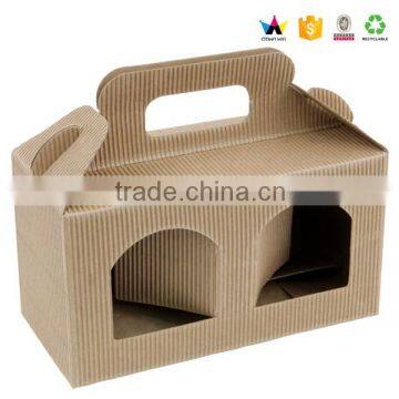 Plain corrugated paper storage box