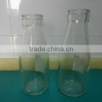 200ml and 230ml glass milk bottle