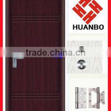 Cheap wooden interior mdf pvc door