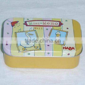 Rectangle tin box, xmas tin box