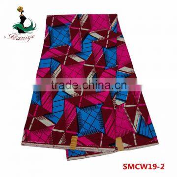 100% Cotton Wax Fabric Real Wax Print Fabric African Ankara Wax Printed SMCW18 photo-6