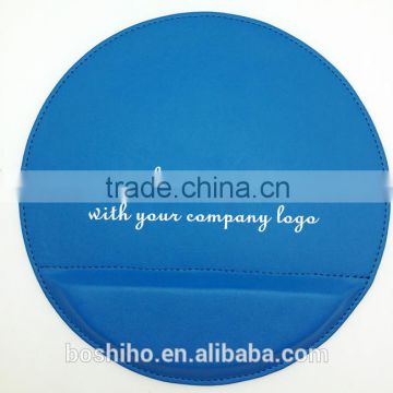 Custom design pu leather computer mouse pad