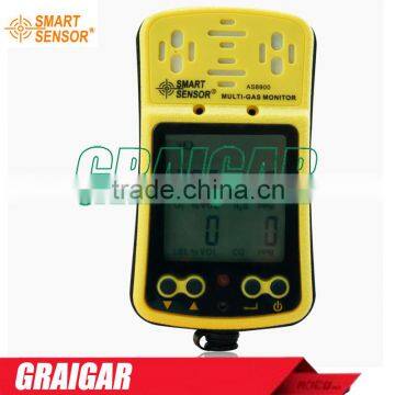 portable multi gas detector 4 in 1 gas detector O2 Hydrothion H2S CO2 Smart Sensor AS8900