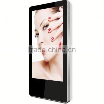 Full color wall mount lcd display advertising