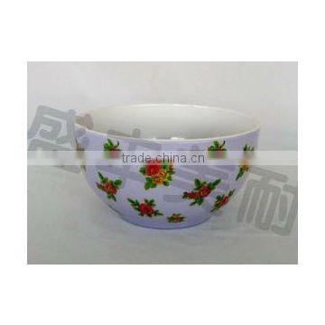 6" round melamine bowl