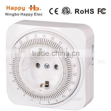 1-outlet 24 hour indoor Germany mechanical countdown timer