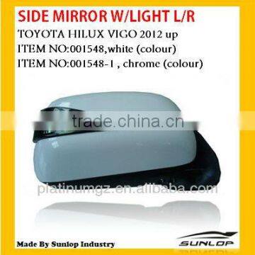 auto parts hilux vigo body parts #001548 Side Mirror With Light L/R for NEW toyota hilux vigo 2012