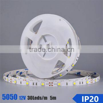 30leds 7.2w 12v cuttable White SMD 4000k led strip 5050 light